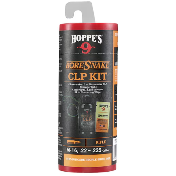 KIT CLP P/ LIMPIEZA RIFLE M-16, .22, .225  BORESNAKE